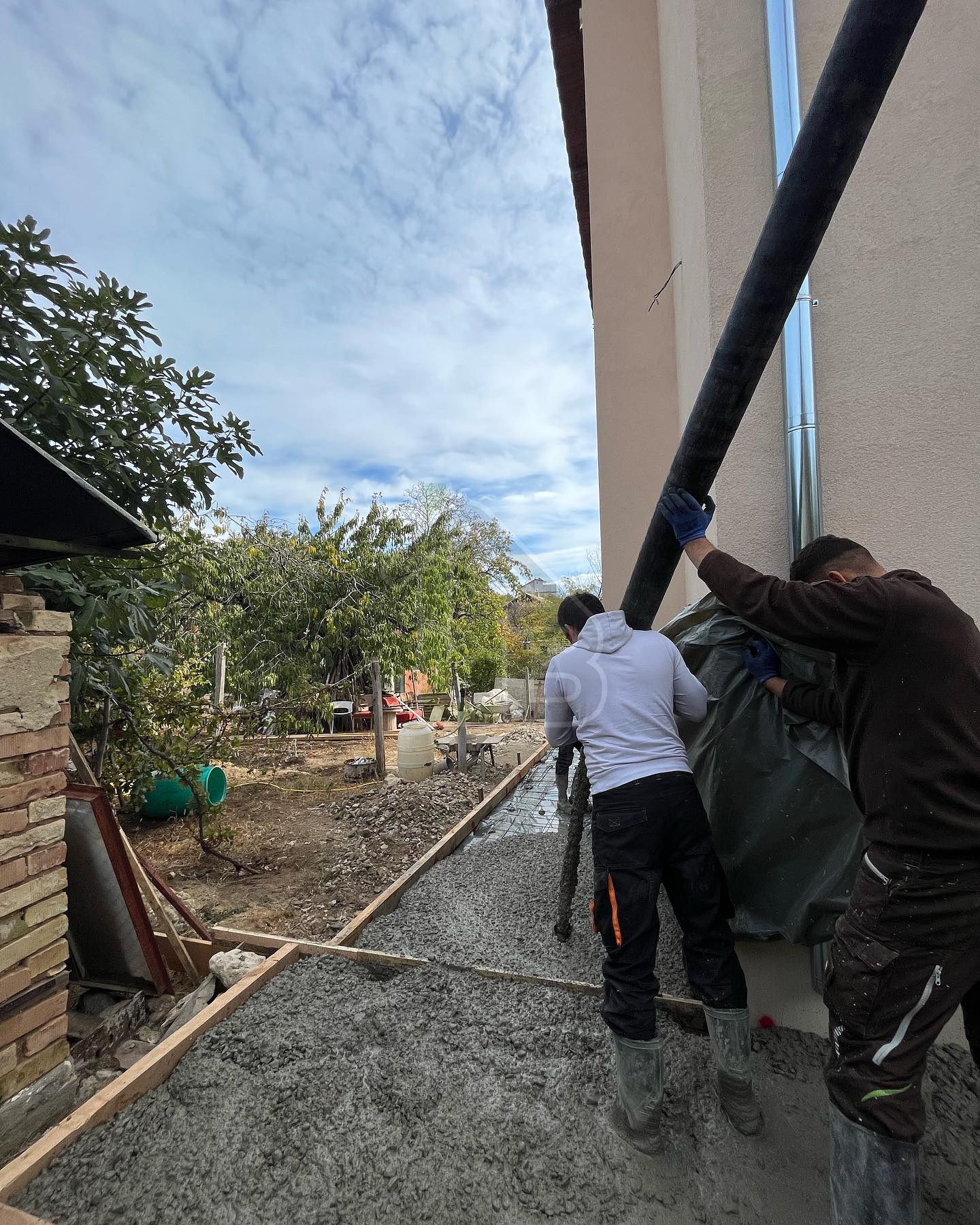 Изливане на бетон